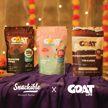 GoatLife High Protein Oats (Pack of 3)