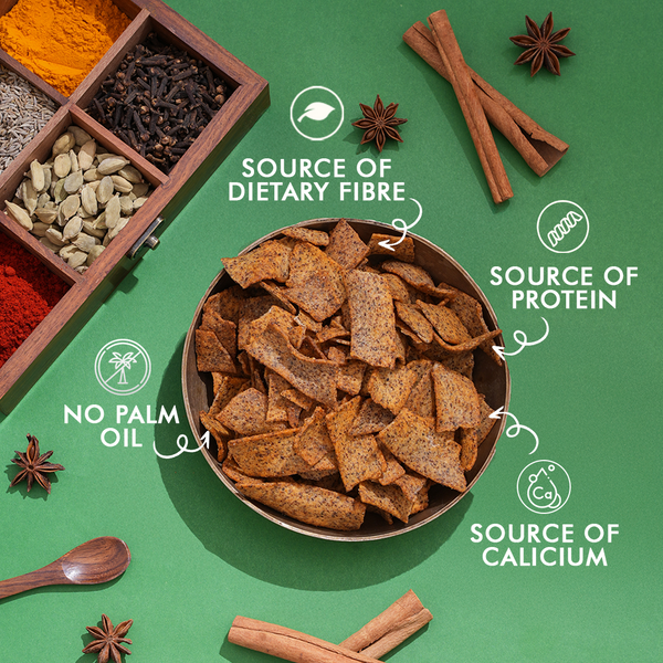 Desi Masala Ragi Chips | Source of Calcium