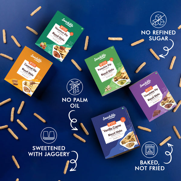Assorted Mini Dipsters Combo | No Refined Sugar