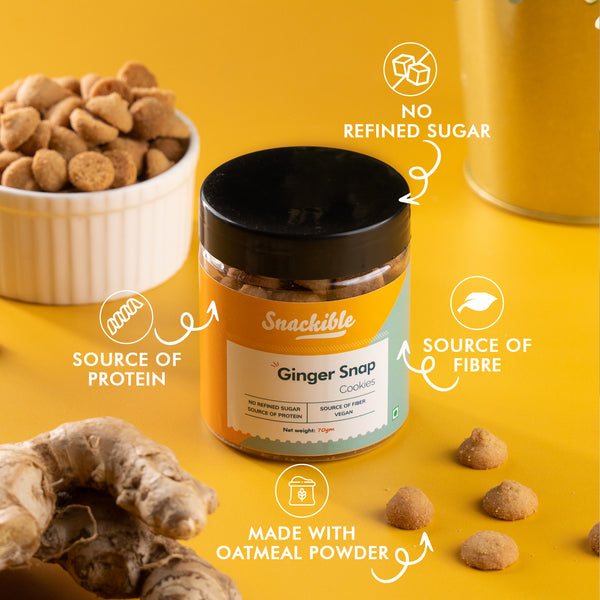 Ginger Snap Cookies | No Refined Sugar