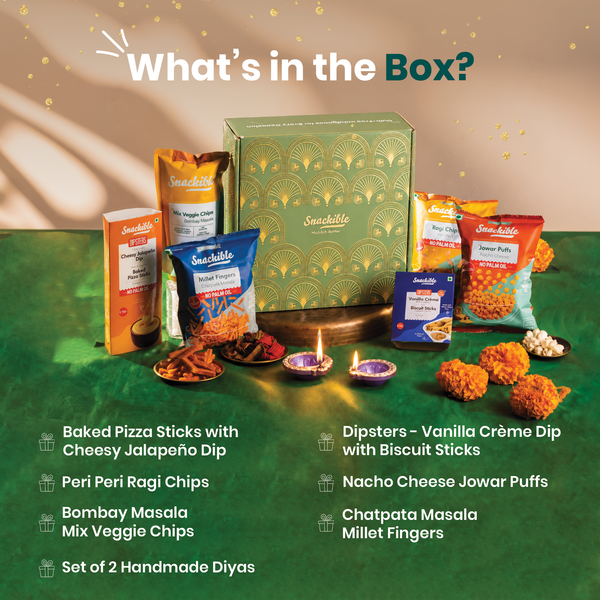 Diwali Joy Hamper | Box of 6 Snacks