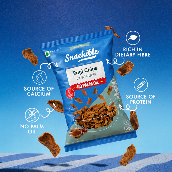 Desi Masala Ragi Chips | Source of Calcium