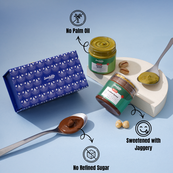 Pistachio & Hazelnut Mini Spreads Combo