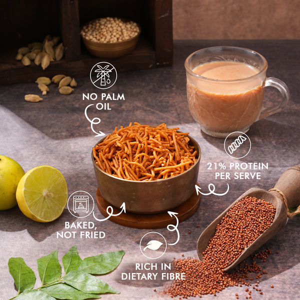 Masala Protein Baked Bhujia | 21% Protein per serve