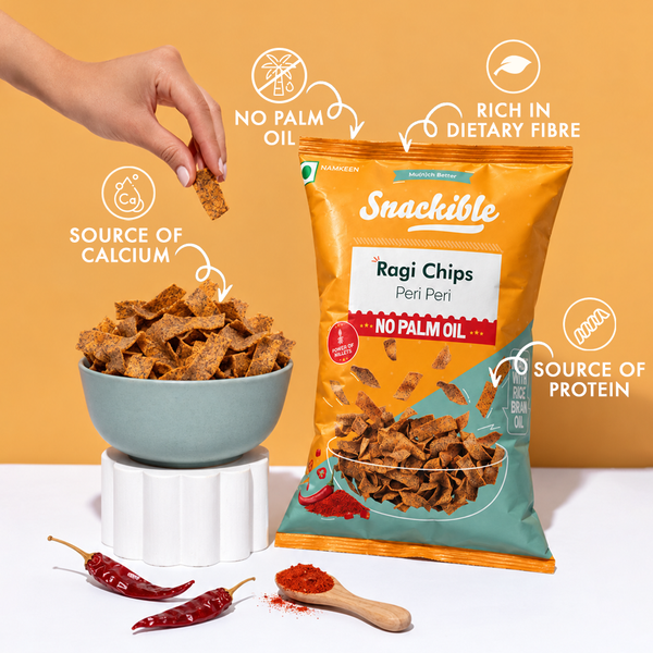 Peri Peri Ragi Chips | Source of Calcium