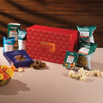 Gifter's Pick Diwali Hamper | Box of 9 Snacks