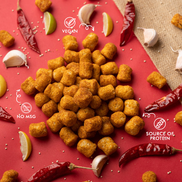 Sriracha Quinoa Puffs | Source of Protein