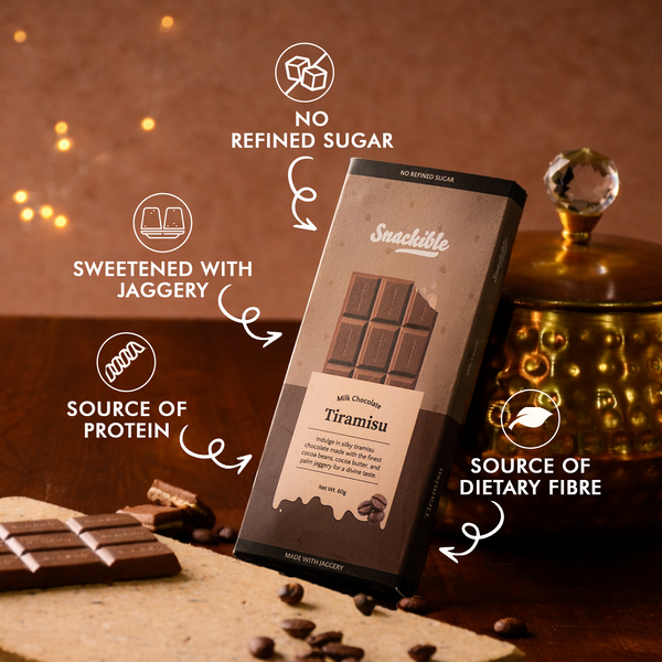 Tiramisu Milk Chocolate | No Refined Sugar