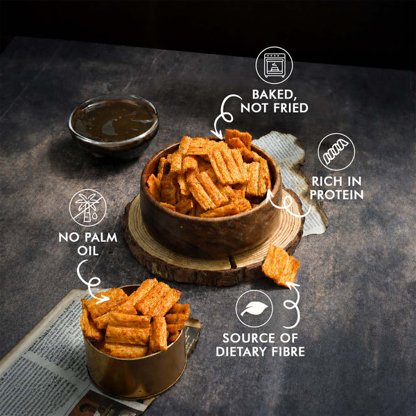 Smoky BBQ Multigrain Chips | 18% Protein per serve