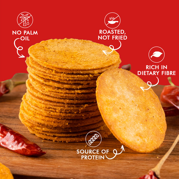Thai Chilli Khakra Chips | Source of Protein