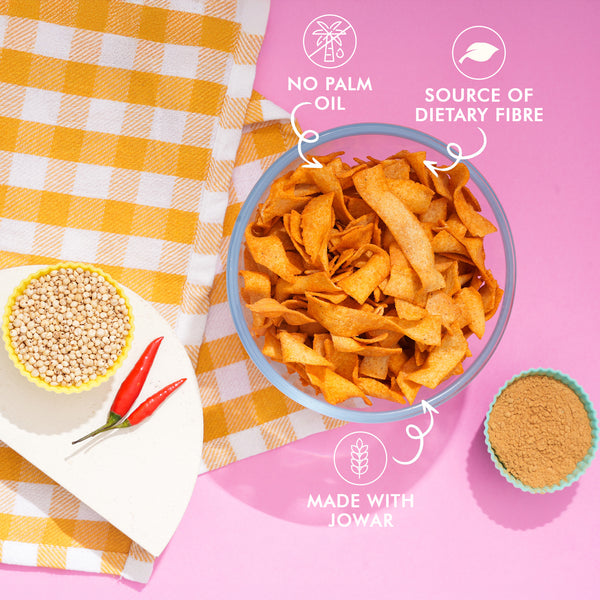 Chatpata Masala Jowar Chips | Source of Dietary Fibre