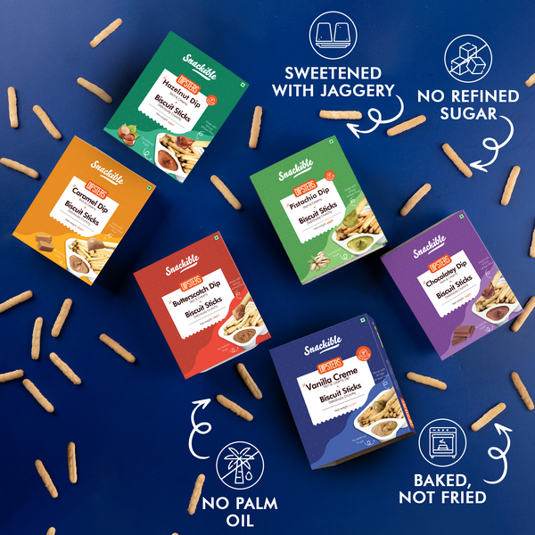 Assorted Mini Dipsters Combo | No Refined Sugar