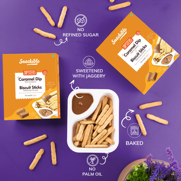 Dipsters - Salted Caramel Dip with Sticks