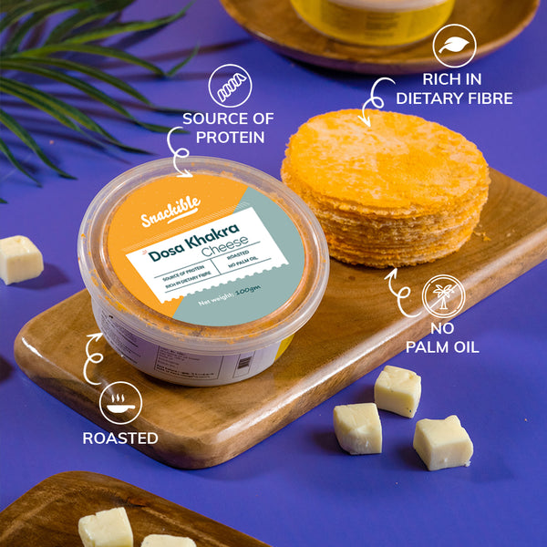 Cheese Dosa Khakra | Made with Millets