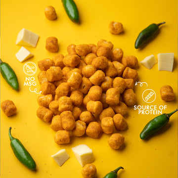 Cheesy Jalapeño Quinoa Puffs