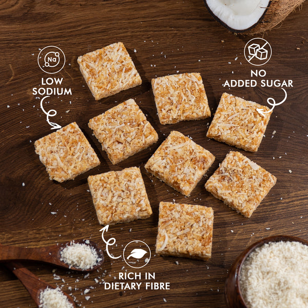 Coconut Chikki | Rich in Dietary Fibre