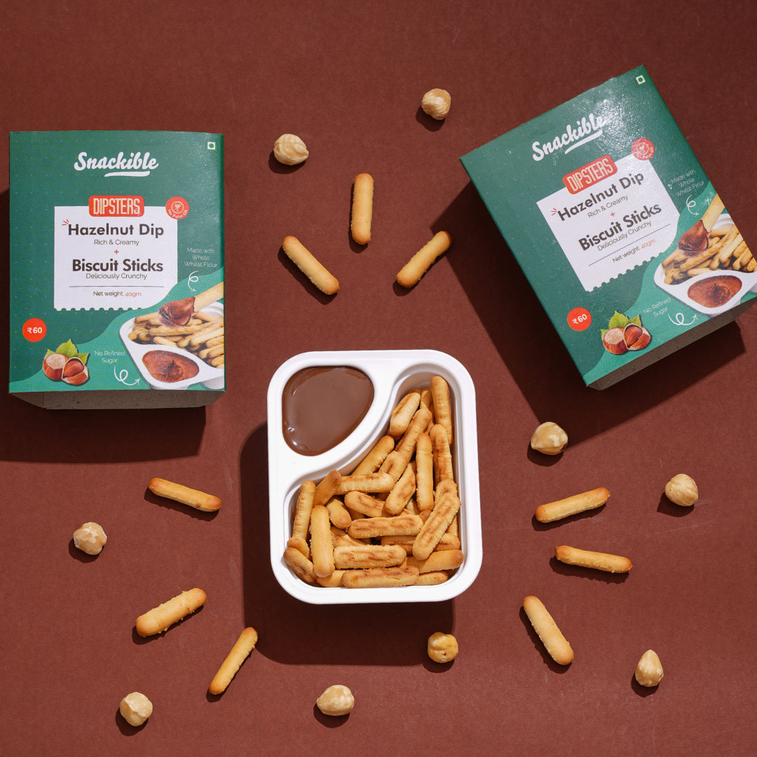 Dipsters - Hazelnut Dip with Sticks