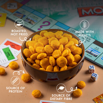 Nacho Cheese Jowar Puffs | Source of Protein