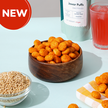 Desi Masala Jowar Puffs | Source of Protein