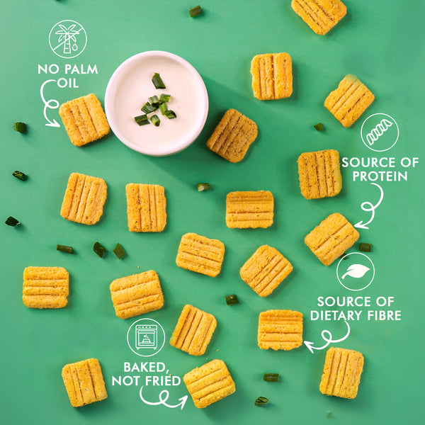 Sour Cream and Onion Multigrain Chips | Souce of Protein