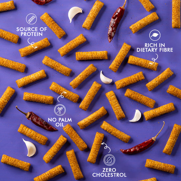 Spicy Garlic Ragi Sticks