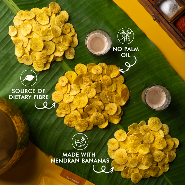 Salted Banana Chips | Made with Nendran Bananas