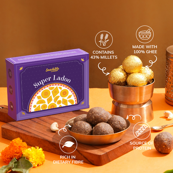 Super Ladoo | Made with 43% Millets