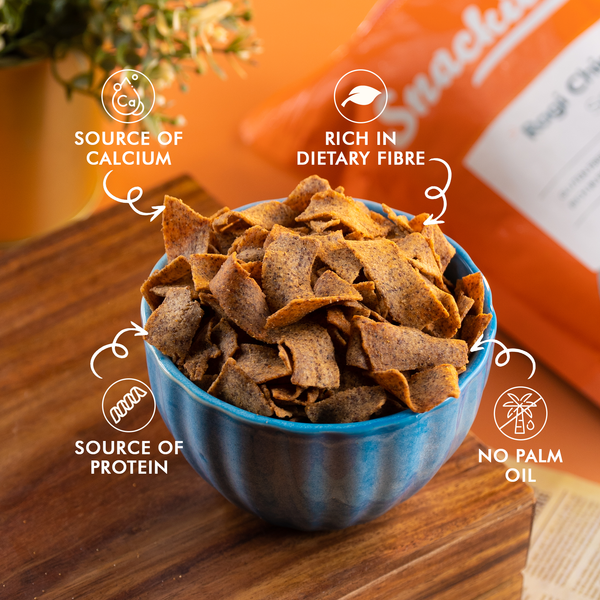 Peri Peri Ragi Chips | Source of Calcium
