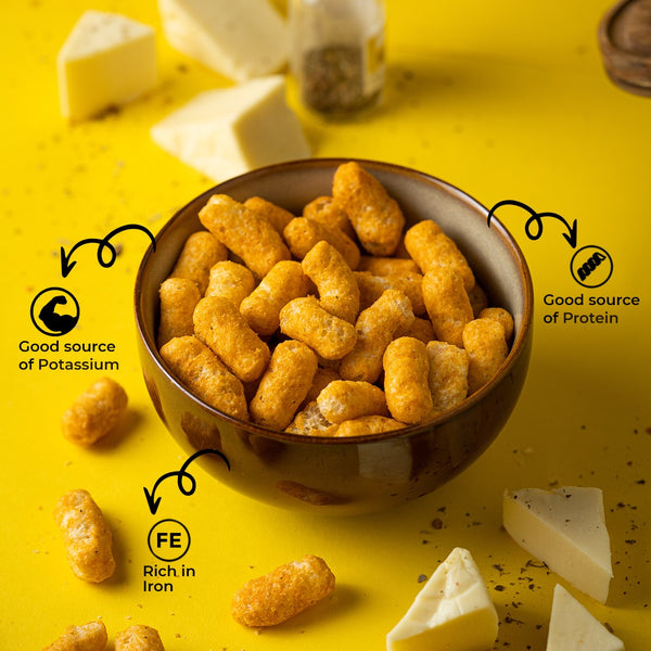Herbs & Cheese Chickpea Puffs